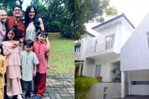 Punya rumah bergaya unik, intip 9 potret dapur segaris Ricky Harun ini nyambung ke ruang TV