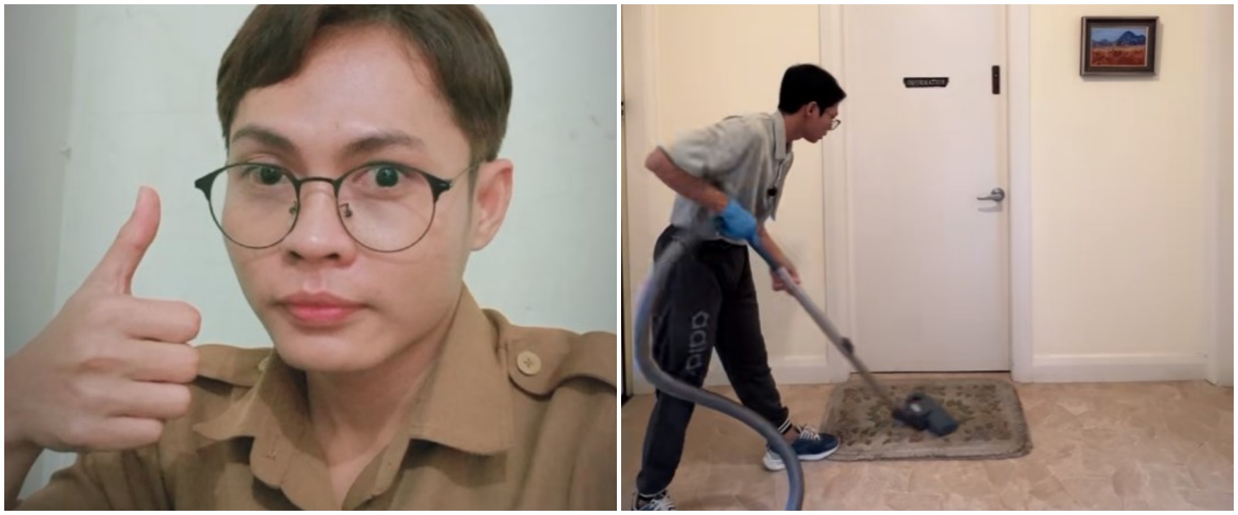 Tak betah dengan lingkungan PNS, pria ini resign usai 2 tahun kerja, kini jadi cleaning service