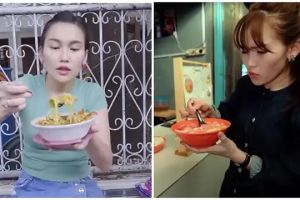 Padahal tajir, Ayu Ting Ting hobi makan di warung kaki lima, ini 6 potretnya
