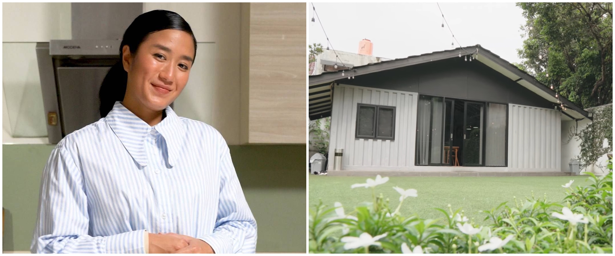 Chef ini punya rumah unik dari kontainer, 9 potret dapur mewah Renatta Moeloek berstandar restoran