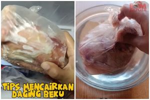 Cuma 10 menit, cara mengempukkan daging ayam beku pakai 2 bahan dapur