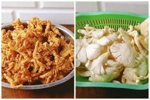 Cara menggoreng jamur tiram agar garing renyah lebih lama tanpa diberi baking soda