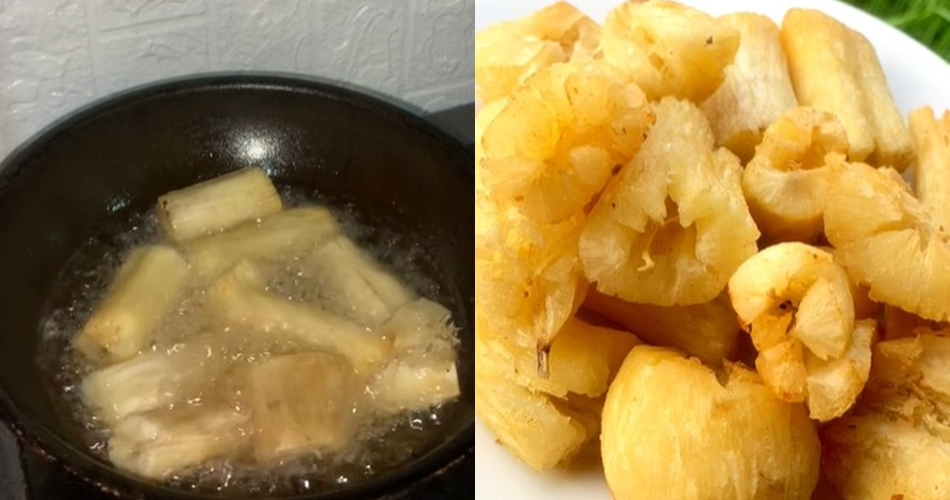 Trik goreng singkong agar merekah dan renyah dengan satu bahan dapur