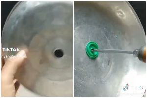 Trik mudah memperbaiki pegangan tutup panci yang lepas pakai sampah dapur