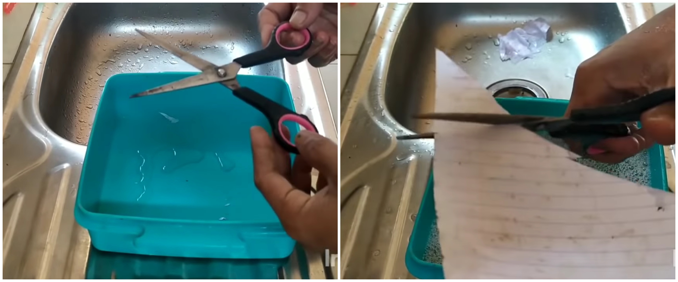 Trik menajamkan gunting tumpul pakai 1 bahan dapur, jadi lebih tajam ketimbang baru beli