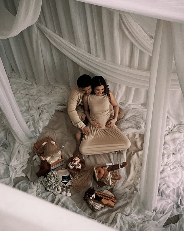 Ternyata usia kandungan sudah 4 bulan, ini 9 momen Aaliyah Massaid umumkan kehamilan anak pertama