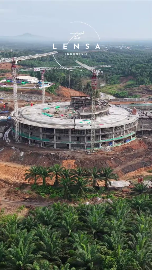 Siap dipakai salat tarawih Ramadan 2025, intip 7 potret masjid di IKN masih di tahap pembangunan