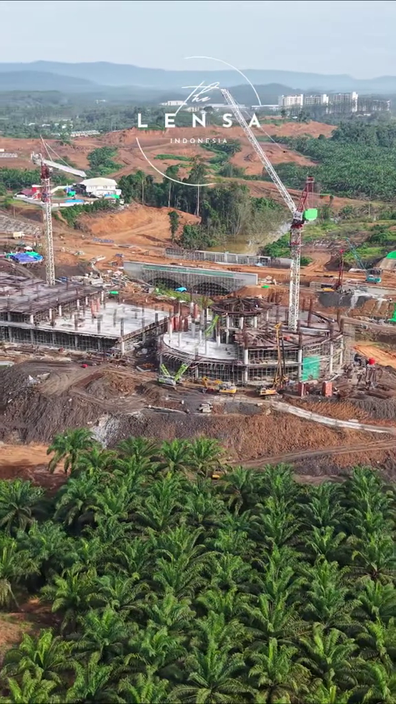 Siap dipakai salat tarawih Ramadan 2025, intip 7 potret masjid di IKN masih di tahap pembangunan