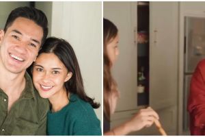 Istri Andrew White hobi masak punya kompor bak resto mewah, 9 potret dapur Nana Mirdad usai dimakeover
