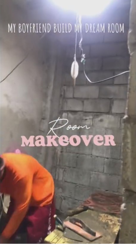 Pria ini bucin pol makeover kamar jelek pacar jadi estetik pakai ranjang mezzanine, 9 transformasinya