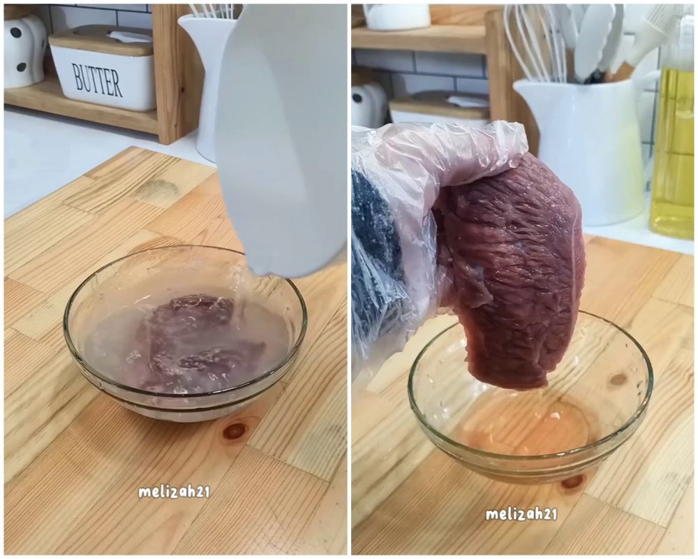 Cara cepat menghilangkan bau amis dan sisa darah pada daging sapi ini ampuh tanpa mengubah rasa