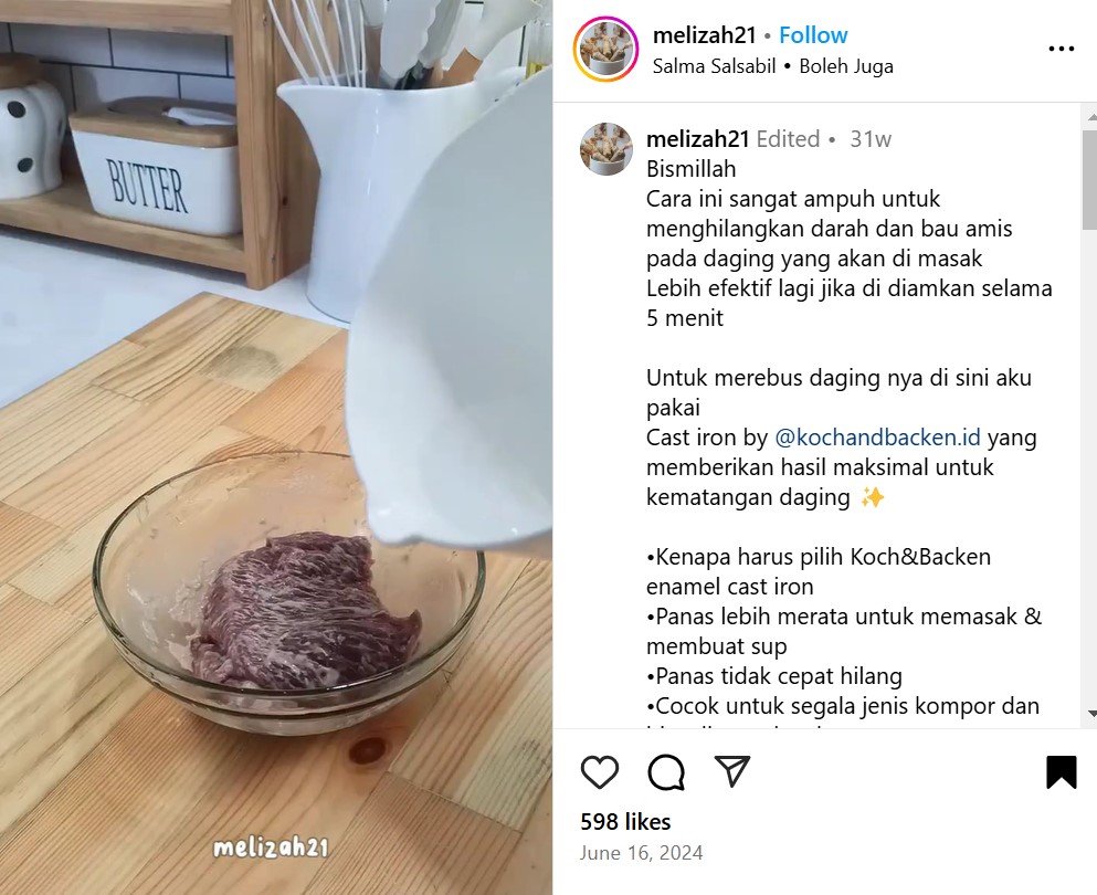 Cara cepat menghilangkan bau amis dan sisa darah pada daging sapi ini ampuh tanpa mengubah rasa