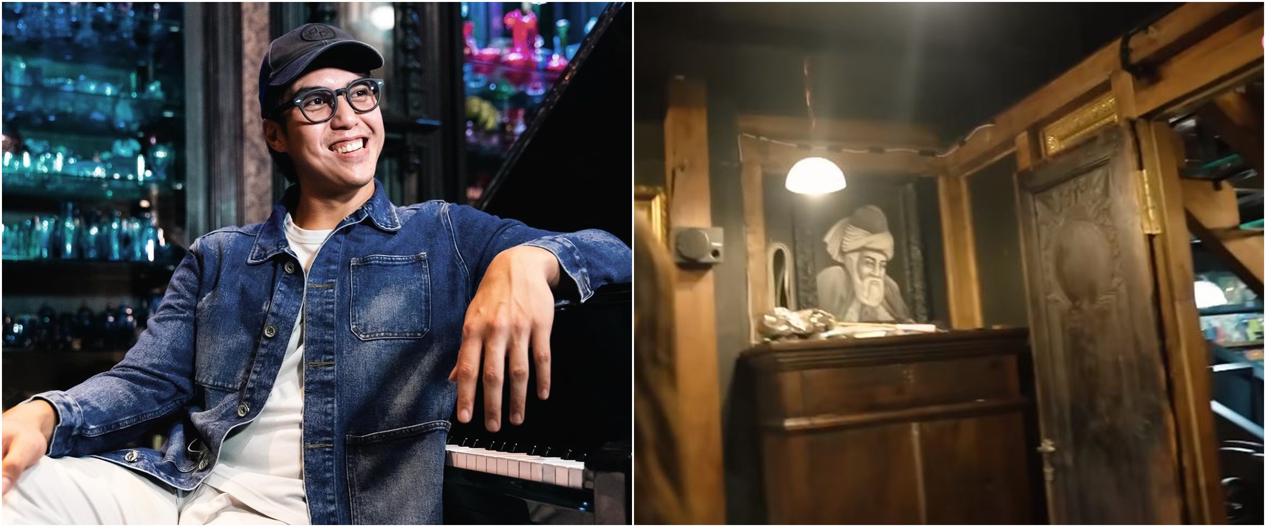 Style klasik view perpustakaan, intip 11 penampakan kamar pribadi El Rumi di rumah bak museum