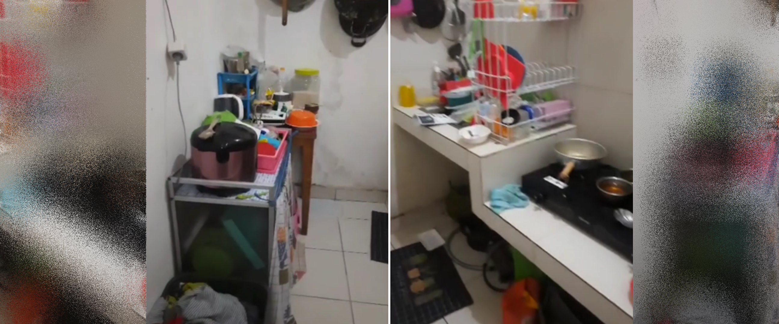 Dapur kecil penuh perabot gantung dimakeover jadi antisumpek, 9 potretnya bikin kian semangat masak