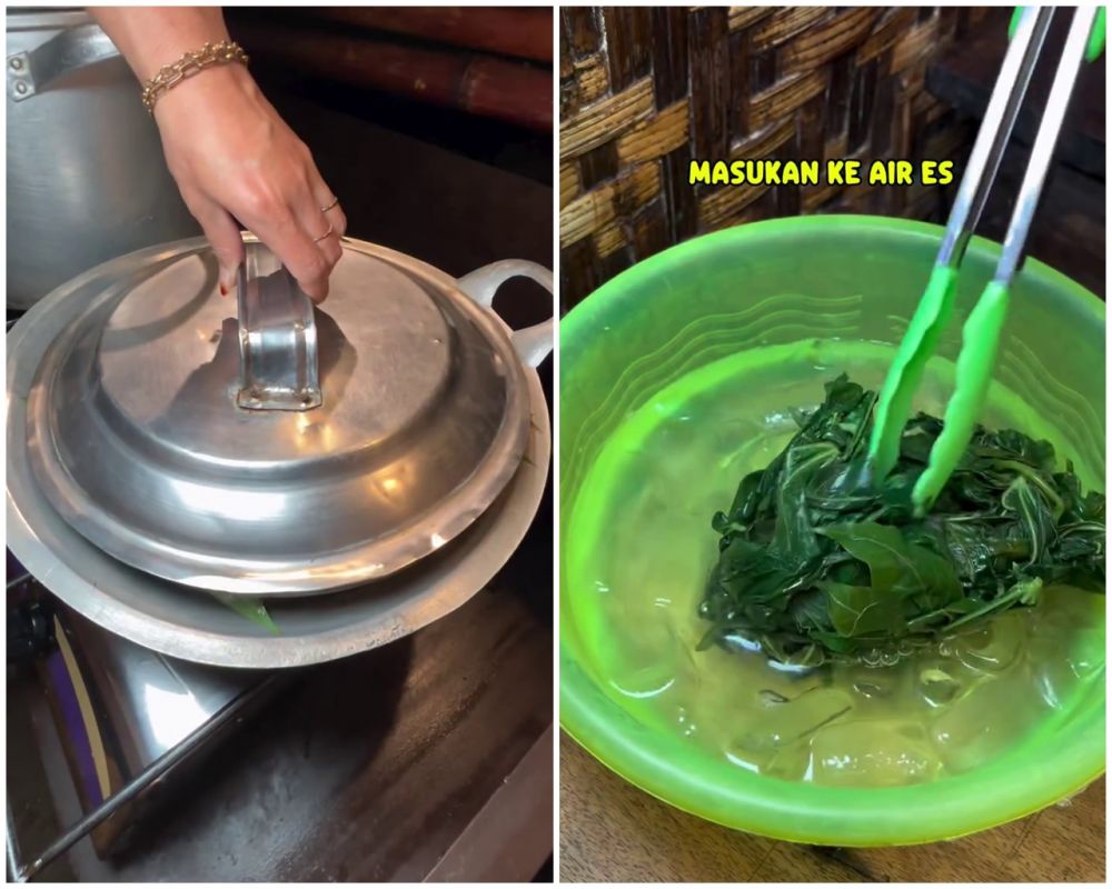 Cuma tambah 1 bumbu masakan, ini cara rebus daun singkong supaya empuk dan warnanya tetap hijau segar