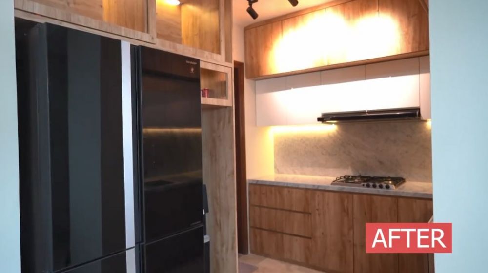 Desainnya estetik bak 3D, intip 9 potret dapur minimalis Tasya Kamila