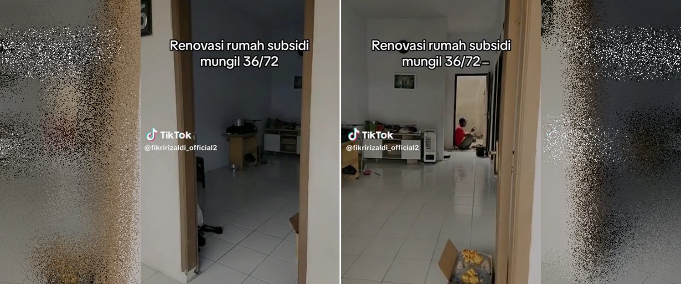 Punya rumah subsidi mungil tipe 36 disulap mewah, 11 potret makeover hunian ini jadi putih dan emas