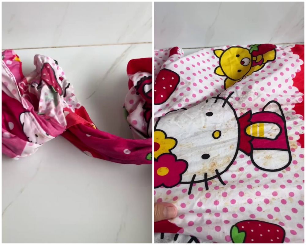 Cukup gunakan 2 bahan sederhana ini, sprei berjamur dan penuh noda karat autohilang dalam sekali sikat