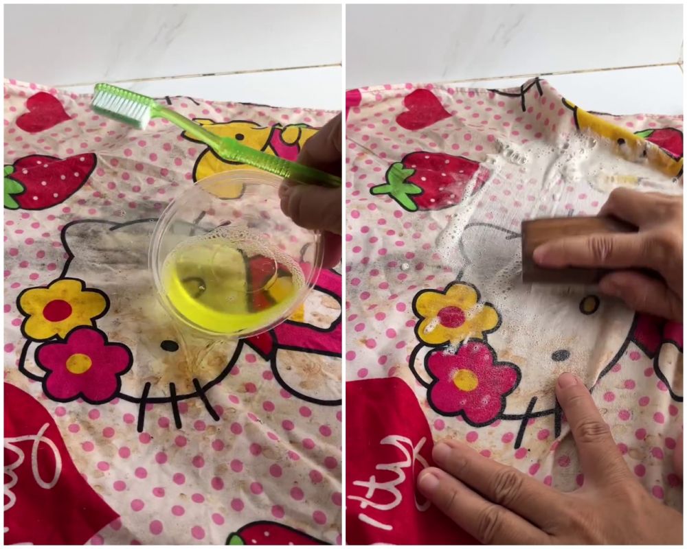 Cukup gunakan 2 bahan sederhana ini, sprei berjamur dan penuh noda karat autohilang dalam sekali sikat