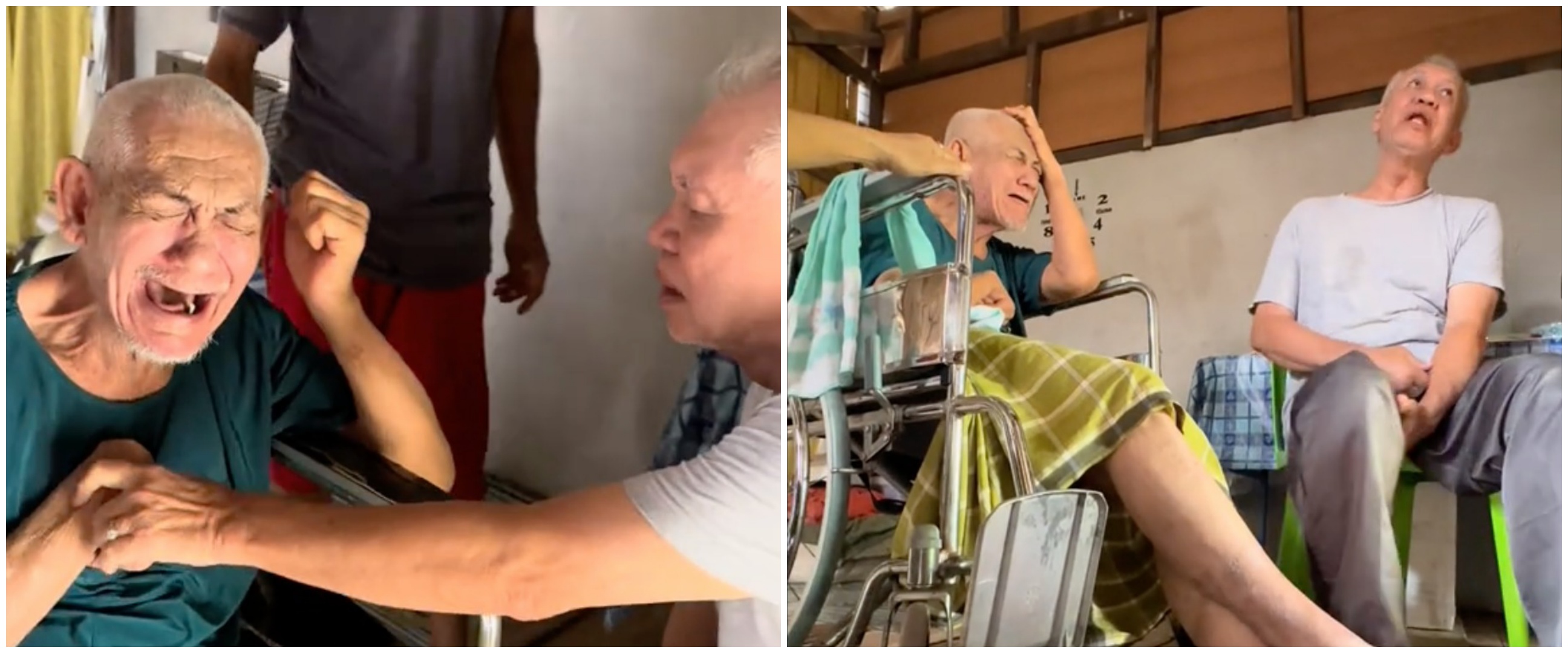 Tinggal di negara berbeda, kisah pertemuan kakak adik yang sama-sama idap stroke ini penuh haru