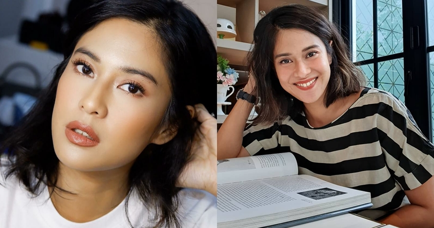 Tampil natural tanpa polesan makeup, potret Dian Sastro kenakan hijab saat umrah ini banjir pujian