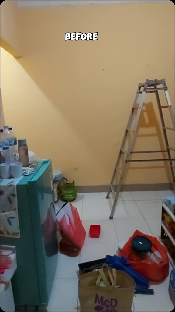 9 Potret makeover dapur kos kecil cuma pakai perabot sederhana, hasilnya bikin suasana bak di rumah