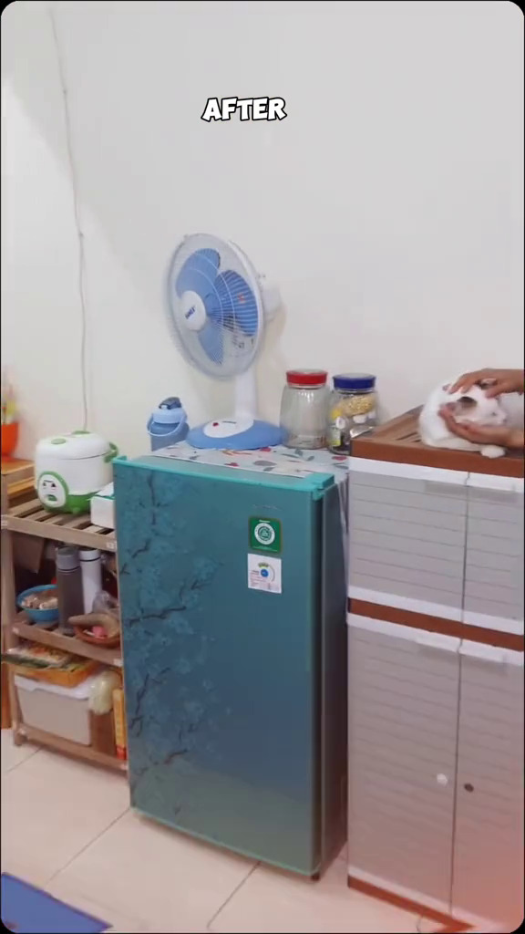 9 Potret makeover dapur kos kecil cuma pakai perabot sederhana, hasilnya bikin suasana bak di rumah