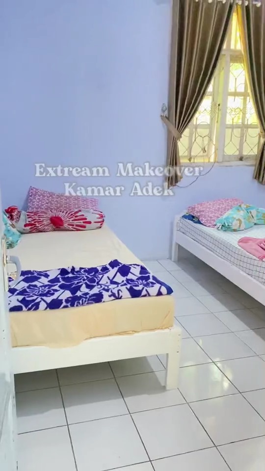 Bukti kakak bersikap baik, 11 potret makeover kamar adik dari sederhana jadi gaya rustic ini kece pol
