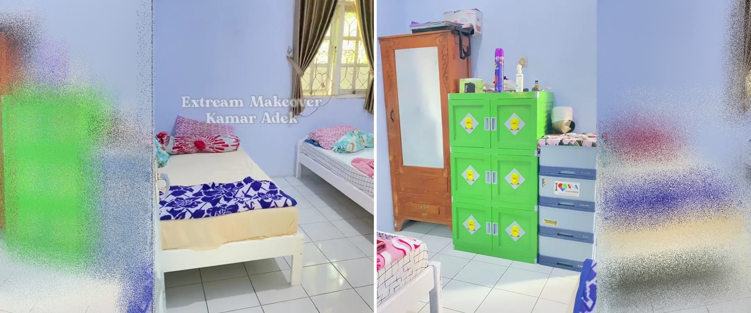 Bukti kakak bersikap baik, 11 potret makeover kamar adik dari sederhana jadi gaya rustic ini kece pol