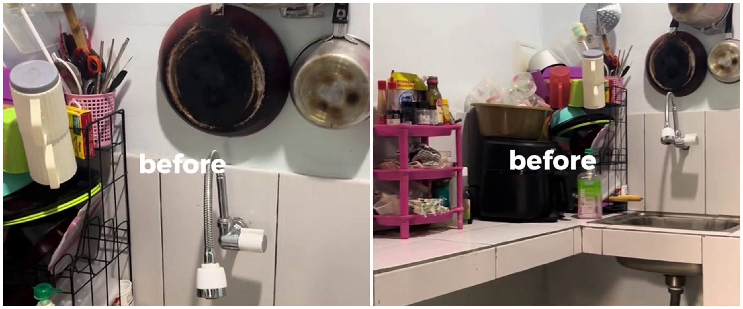 9 Potret makeover dapur kos sepetak sumpek ini jadi estetik dan rapi cuma pakai barang sederhana