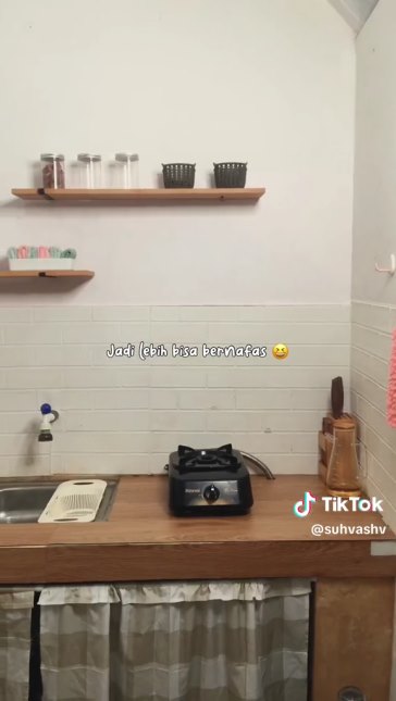 Bikin induk semang kian sayang, warganet ini makeover dapur kos-kosan, 11 potretnya estetik pol