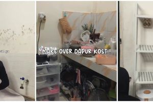 Bikin induk semang kian sayang, warganet ini makeover dapur kos-kosan, 11 potretnya estetik pol