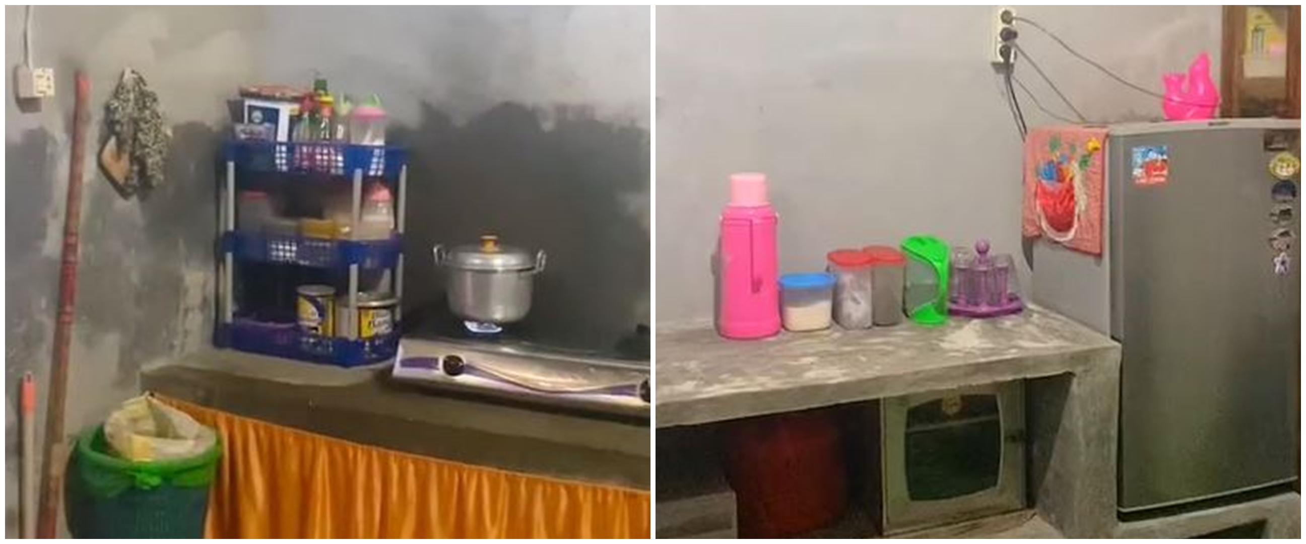 Bujet Rp 100 ribuan bisa bikin dapur luas 2x1 meter jadi estetik, 11 potretnya bikin berdecak kagum