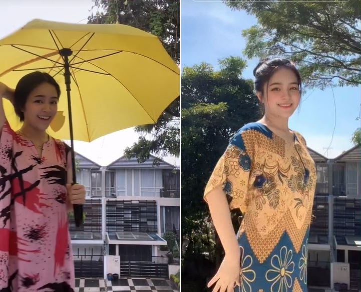 Punya rumah tiga tingkat tapi ngaku bukan anak orang kaya, 9 potret hunian Eca Aura di komplek elit