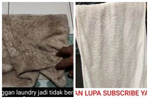 Trik membersihkan handuk dekil menghitam tanpa pemutih, hanya gunakan 2 bahan dapur sederhana