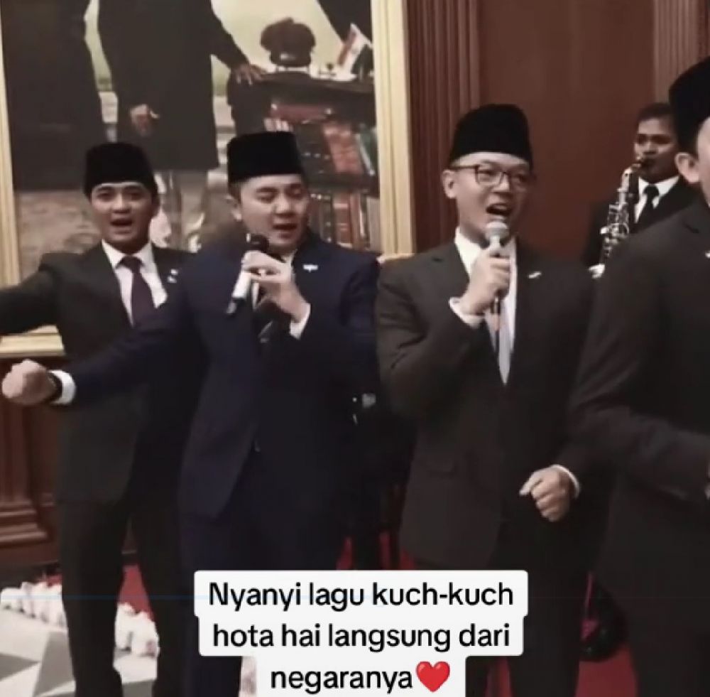 Viral Mayor Teddy nyanyi Kuch Kuch Hota Hai di depan presiden India, 7 momennya sampai dinotice Kajol