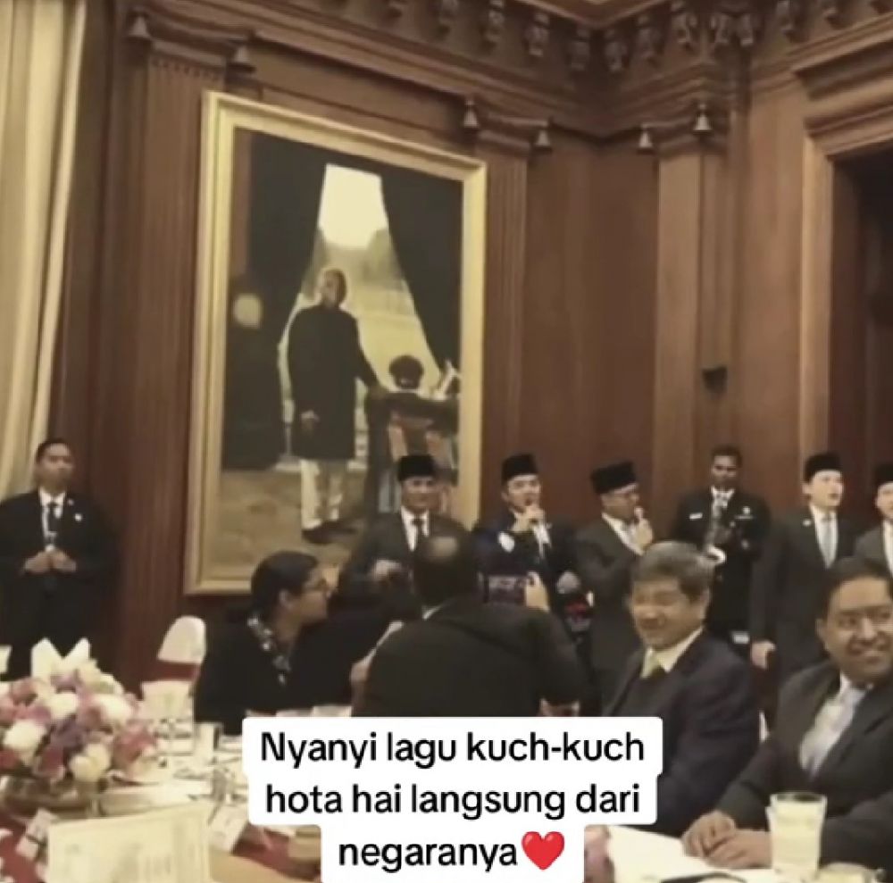 Viral Mayor Teddy nyanyi Kuch Kuch Hota Hai di depan presiden India, 7 momennya sampai dinotice Kajol