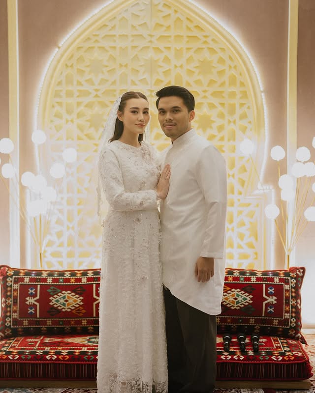 9 Momen Aaliyah Massaid gelar tasyakuran 4 bulan kehamilan, dirayakan bareng ulang tahun Thariq ke-26