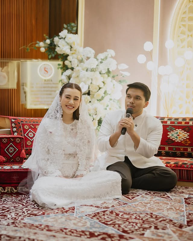 9 Momen Aaliyah Massaid gelar tasyakuran 4 bulan kehamilan, dirayakan bareng ulang tahun Thariq ke-26