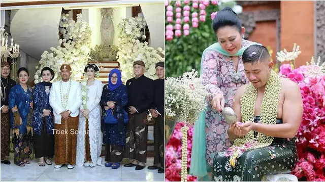 Digelar intim dengan adat Jawa, 6 potret pernikahan anak Ari Sigit jadi momen kumpul keluarga Cendana