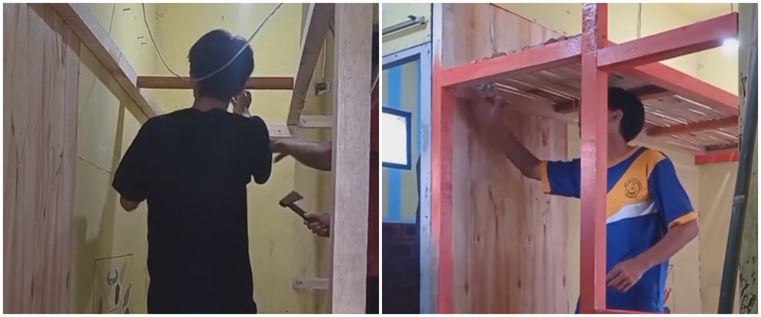 Pria ini makeover ruang sisa di rumah jadi kamar seluas gang sempit, 10 potret hasilnya estetik pol