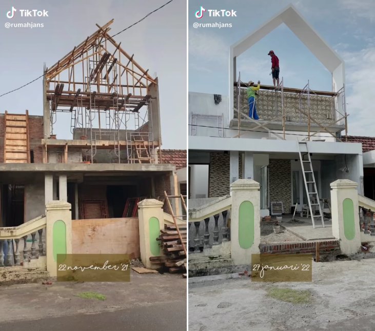 Rumah jadul peninggalan nenek dimakeover jadi modern kekinian, 9 potretnya bikin lupa bentuk aslinya