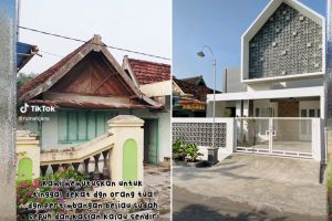 Rumah jadul peninggalan nenek dimakeover jadi modern kekinian, 9 potretnya bikin lupa bentuk aslinya