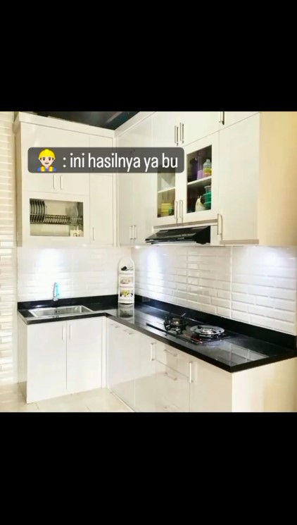 Dapur kumuh bak tak terawat dimakeover jadi mewah pakai kitchen set, hasilnya bikin tetangga menjerit