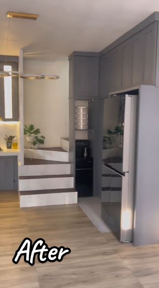 Dapur sepetak dulunya sumpek kini dimakeover jadi lebih estetik, 9 potretnya terasa kian mewah