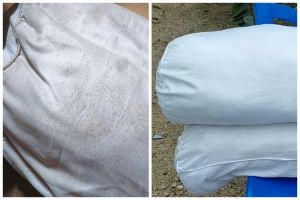 Cara mencuci guling berjamur agar bersih lagi pakai tambahan 1 bahan dapur, tanpa direndam air panas