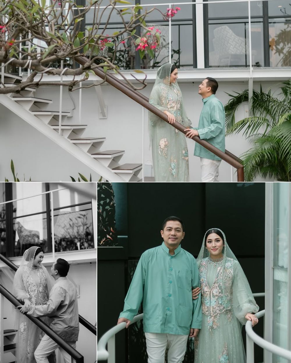 Siap sambut anak pertama di usia 40 tahun, ini 9 momen pengajian kehamilan 4 bulanan istri Ade Govinda