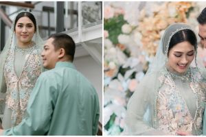 Siap sambut anak pertama di usia 40 tahun, ini 9 momen pengajian kehamilan 4 bulanan istri Ade Govinda