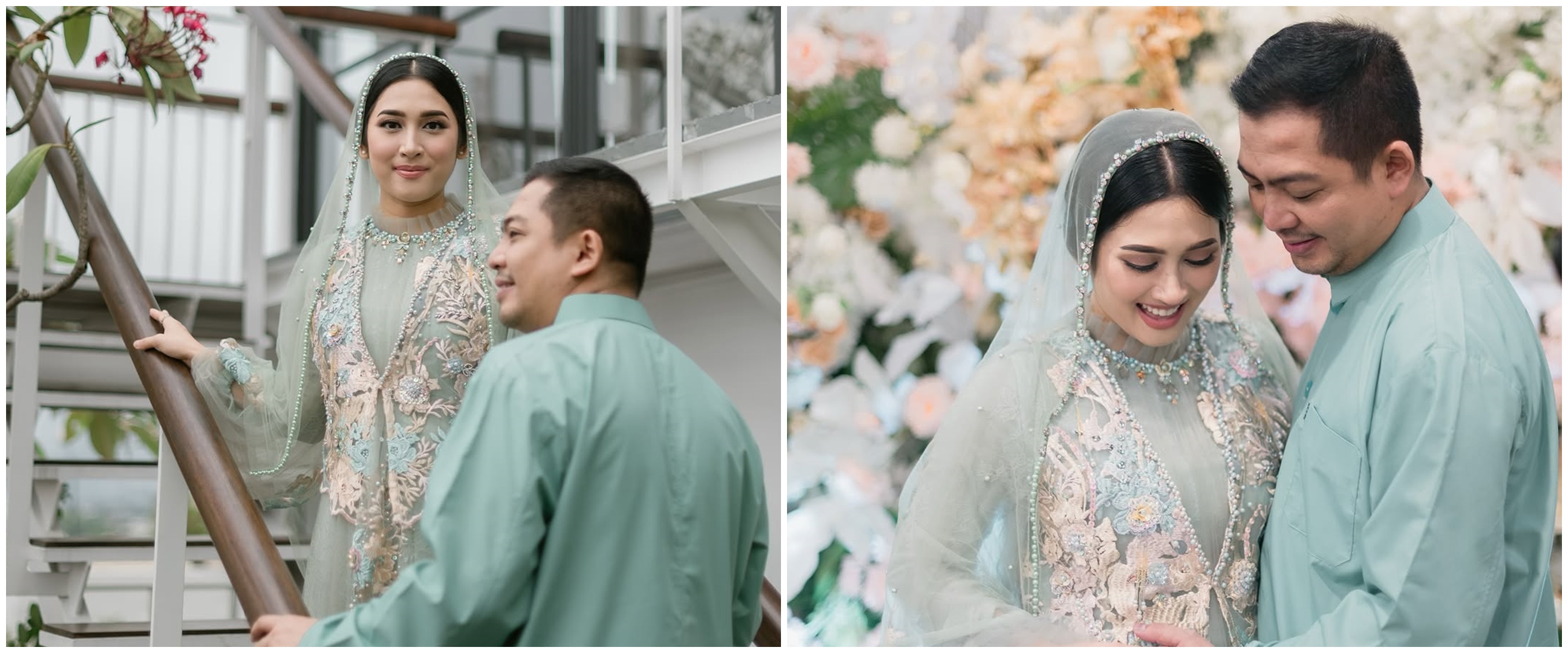 Siap sambut anak pertama di usia 40 tahun, ini 9 momen pengajian kehamilan 4 bulanan istri Ade Govinda