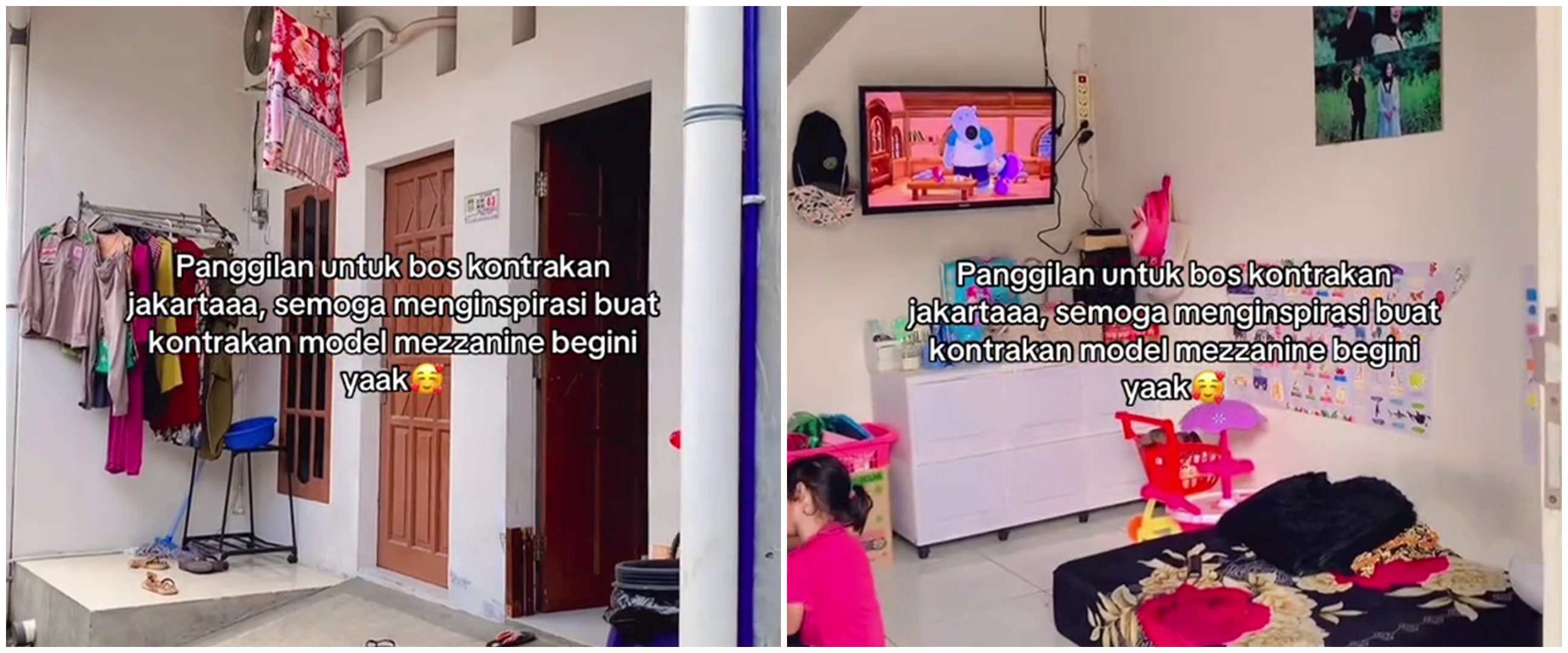 9 Potret kos-kosan mezzanine minimalis cocok buat keluarga kecil, interior dapurnya banjir kritikan